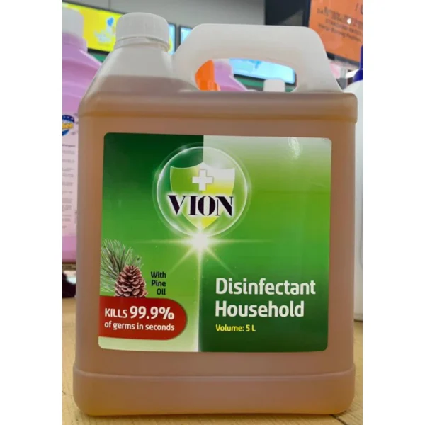 ANTIBACTERIAL DISINFECTANT PINE MULTI PURPOSE 5L ANTIBACTERIAL   ELIMINATES 99 9  BACTERIA