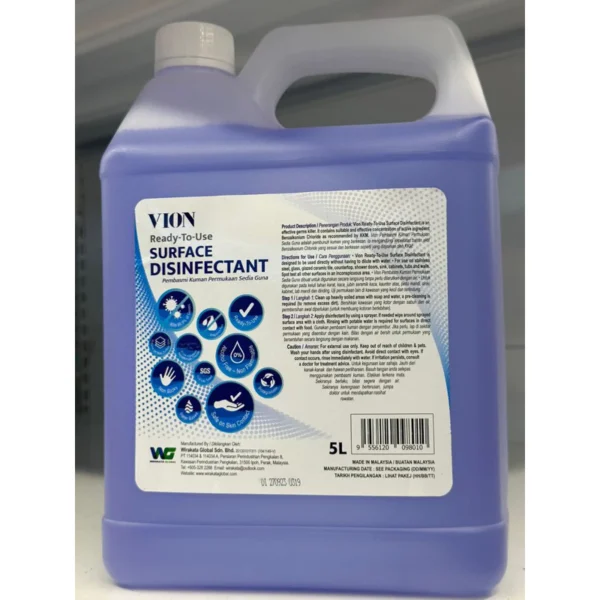my-11134207-7r991-lnk218uubgxpd6.webp VION SURFACE DISINFECTANT MULTI PURPOSE CLEANING 5L