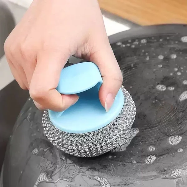sg-11134201-23010-egrpg0nybdmv1c.webp Stainless Steel Wire Ball Brush Cleaning Brushes Wash Stubborn Sta Home Kitchen Household Cleaner