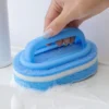 sg-11134201-8261u-mlg17fyatvrcbe.webp Plastic Handle Sponge Scrubber Brush Kitchen Bathroom Wall Cleaning Scrubber Berus Pembersih